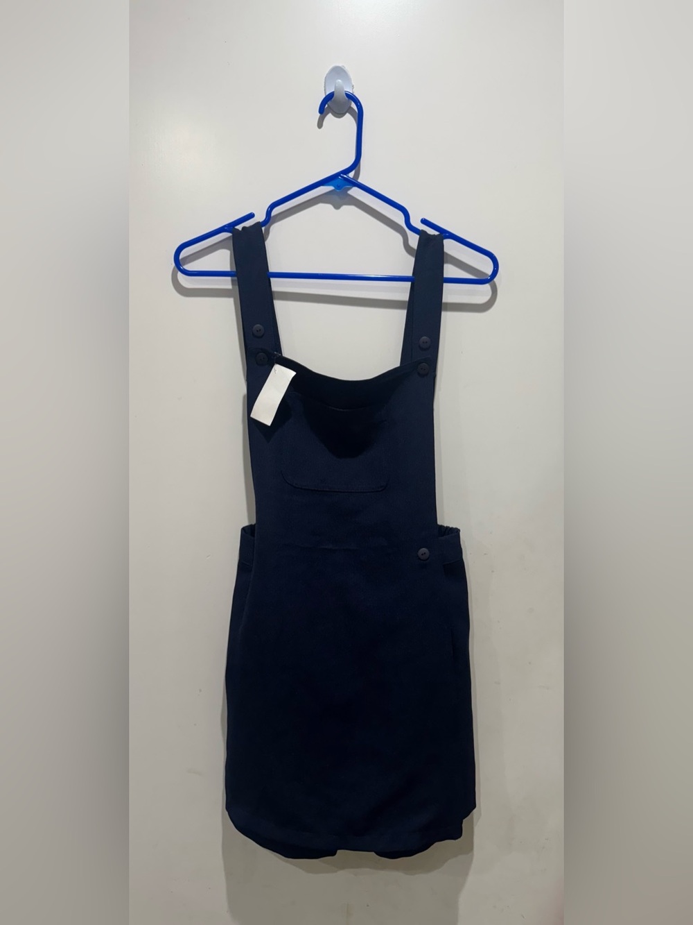 Uniform Navy Pinafore Jumper Dress